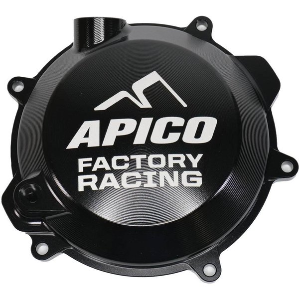 APCC KTM 15 - Apico Clutch Cover For KTM SX125 2023-2024, Husqvarna TC125 2023-2024, KTM EXC 150 2024, Husqvarna TE150 2024, Gas Gas MC125 2024 Black