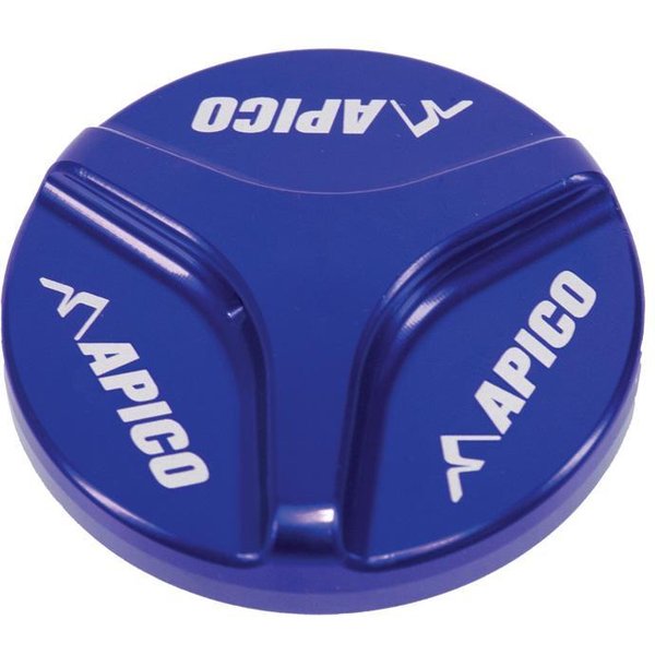 AT FUEL CAP BETA 18 BU - Apico Alloy Fuel Cap For Beta Evo 125/200 2019-2024, 250/300 2018-2024 Blue