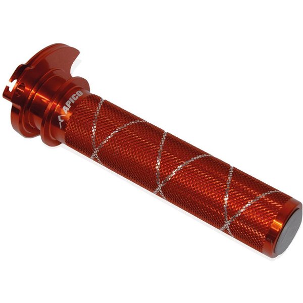 THR.SLEEVE20ALU ORA - Apico Alloy Throttle Sleeve For KTM SX65 & Husqvarna TC65 & Gas Gas MC65 2021-2025 Orange