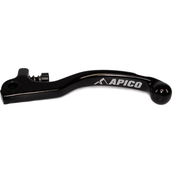 LEC92S ELITE BK - Apico Elite Clutch Lever Forged Trials Grimeca Short With Adjuster Black/black