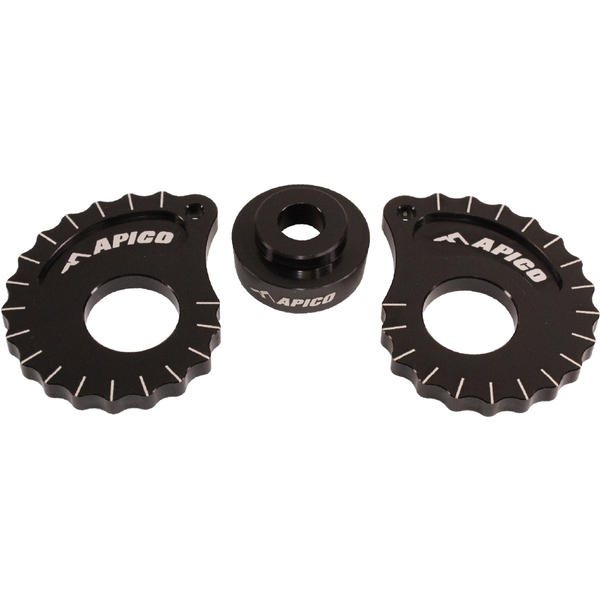 AT SNAILCAM W/S BK - Apico 20mm Snail Cams With Spacer Black