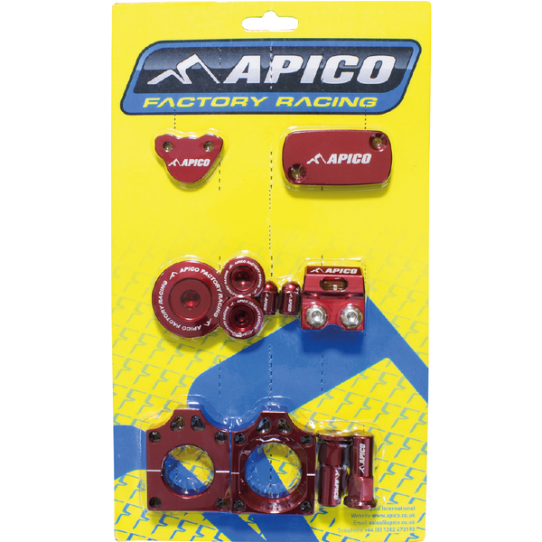 ABP HONDA 3 - Apico Factory Bling Pack For Honda CRF450R 2009-2016 Red