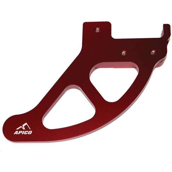 DISC GUARD GAS RD - Apico Rear Braktec Brake Disc Guard For Gas Gas EC/EC-F 250/350 2021-2023, Husqvarna TE 150/300i 2022-2023, FE 250-501 2022-2023 Red