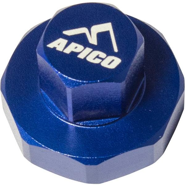 FORK VALVE TOOL - Apico KYB Fork Compression Valve Removal Tool For CRF/KXF/YZ/YZF 36mm Blue