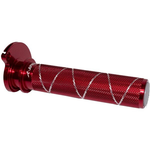 THR.SLEEVE17ALU RED - Apico Alloy Throttle Sleeve For KTM SX85 & Husqvarna TC85 2018-2025, Gas Gas MC85 2021-2023, SX/TC 125/250 2017-2022, MC 125/250 2021-2023, EXC/TE 125/250/300 2017-2019 Red
