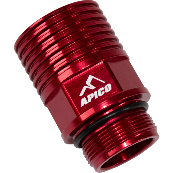 MRBC-07 EXT RD - Apico Brembo Rear Brake Cooling Extension For Gas Gas MC125 2021-2023, MC250 2022-2023 Red