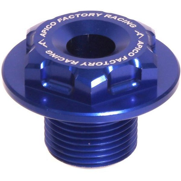 SSNUT6 BLUE - Apico Steering Stem Nut For Sherco SE-R 125/250/300 2014-2023, SE-F 250-510 2005-2023