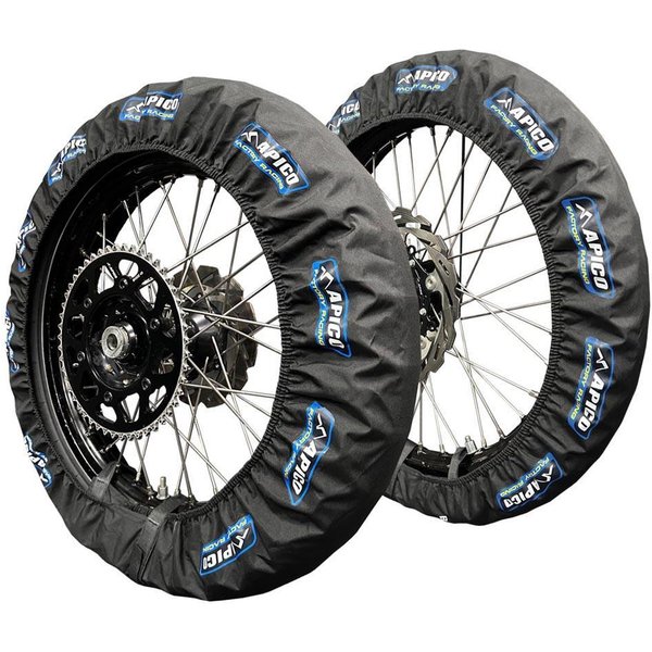 TYRE COVER API Y - Apico Youth Tyre Cover Set For 17"/19" Front & 14"/16" Rear