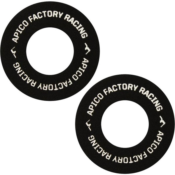 BBAPI BLACK - Apico Blister Buster Grips Donuts Pack Of 2 Black/white