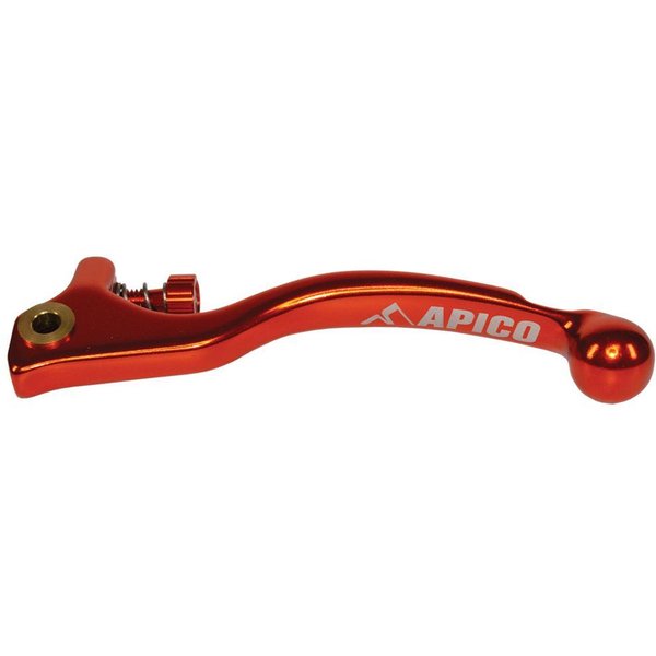 LEC91S ELITE OR - Apico Elite Clutch Lever Forged Trials Braktec Short With Adjuster Orange/orange