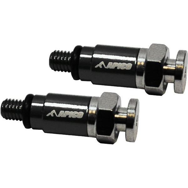 FAIRBLEED M4X0.7 BLK - Apico Fork Air Bleeders For KTM/ WP Forks M4x0.7 Black