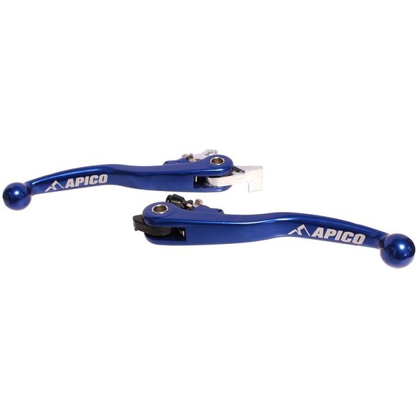 LEFLEXI SET HQV 1 BU - Apico Set Of Magura Flexi Levers For Husqvarna TC/FC 125-450 2018, TE/FE 125-5011 2018-2021 Blue