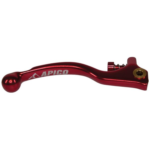 LEB91S ELITE RD - Apico Elite Forged Brake Lever Trials Braktec Short With Adjuster Red