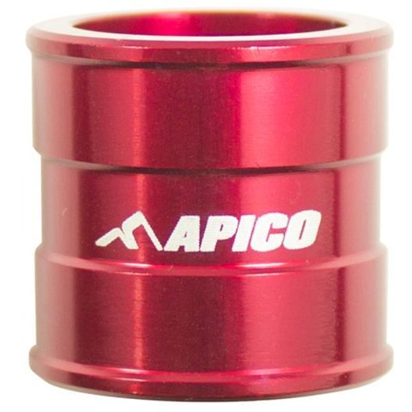 WSF HON 3 - Apico Single Front Wheel Spacer For Honda CRF250X 2004-2019, CRF450X 2005-2018 Red