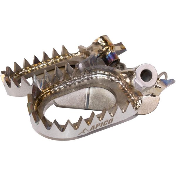 FPTIOD YZF 23 - Apico Open Design Titanium Foot Pegs For Yamaha YZF250 2024-2025, YZF450 2023-2025, WRF250 2025, WRF450 2024-2025