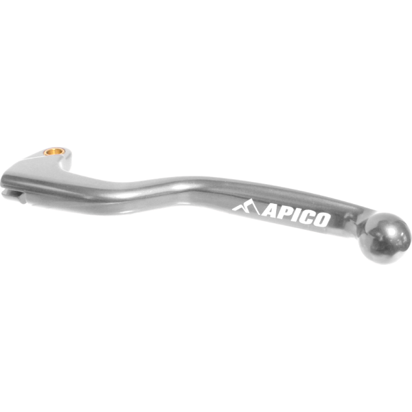 LEC20 ELITE SV - Apico Elite Clutch Lever For Kawasaki KX125 1990-2008, KX250 1990-2004, KXF250 2004, Suzuki RMZ 250 2007-2025 Silver