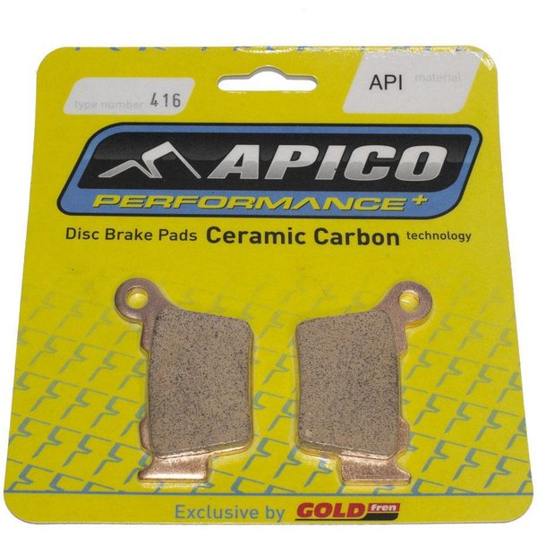 GF416API - Apico Brake Pads S3 For KTM SX65 & For Husqvarna TC65 & For Gas Gas MC65 Front & Rear 2023