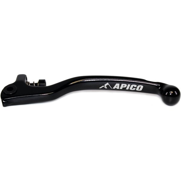 LEC90 ELITE BK - Apico Elite Clutch Lever Forged Trials AJP 2 Hole With Adjuster Black/black Long