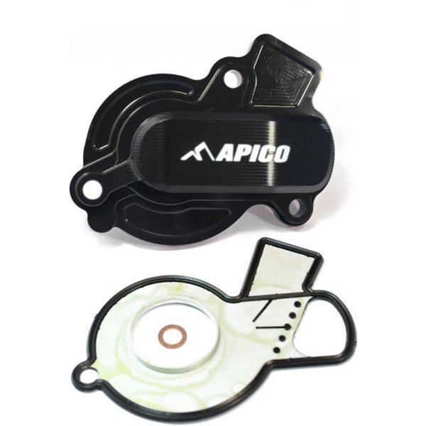 WPC KTM 3 BK - Apico Water Pump Cover For KTM SXF450 & Husqvarna FC 450 2016-2025, EXC-F/FE 450-501 2017-2025, Gas Gas MC-F/EX-F 450 2021-2025 Black