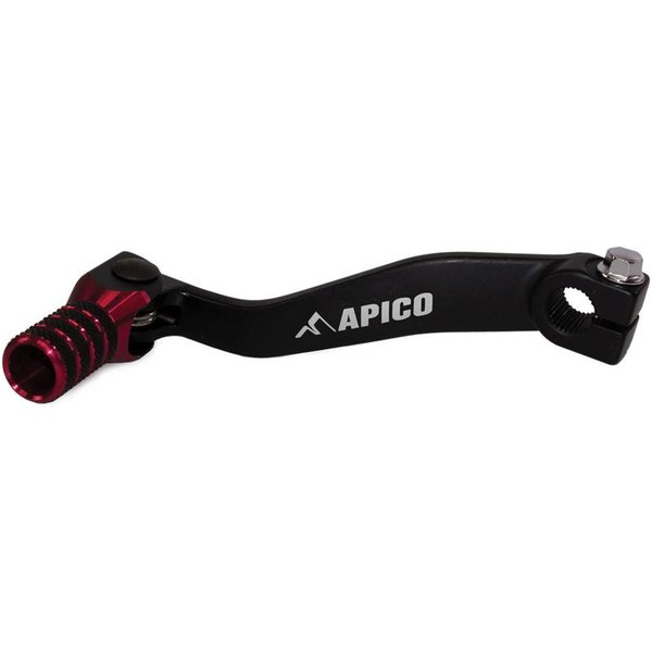 GPF130 ELITE BKRD - Apico Elite Gear pedal For Honda CRF125F 2014-2023 Black/Red