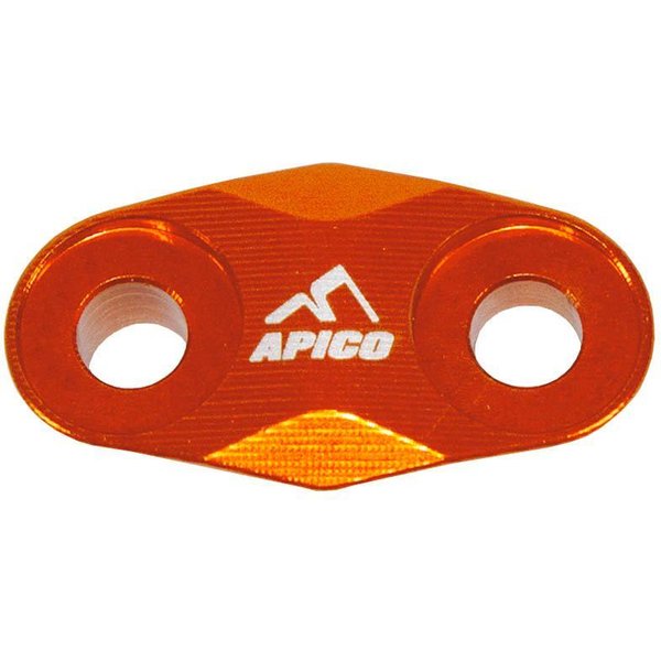 BHC KTM 1 ORA - Apico Brake Hose Clamp For KTM SX 60/65 & Husqvarna TC50/65 & Gas Gas MC 50/65 2019-2025 Orange