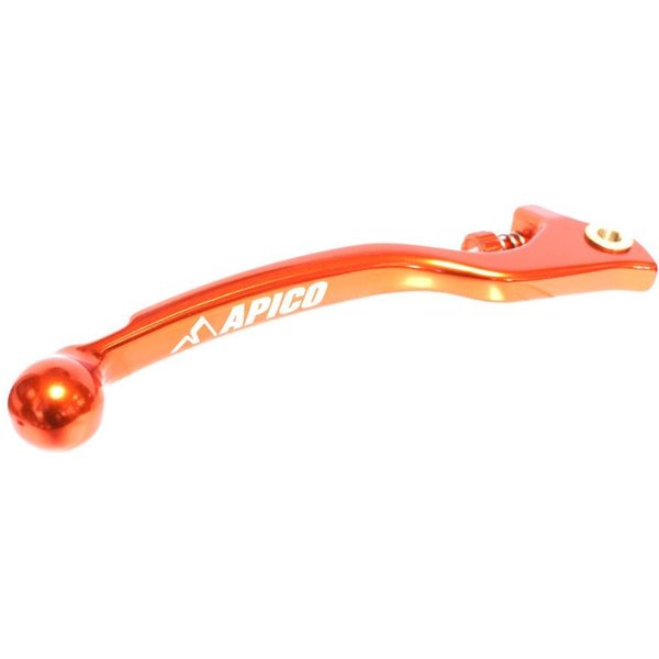 LEB91 ELITE OR - Apico Elite Forged Brake Lever Trials Braktec With Adjuster Orange
