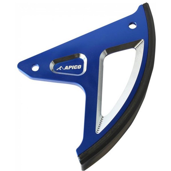 DISC GUARD KX/KXF BU - Apico Rear Brake Disc Guard For Kawasaki KX 125/250 2003-2008, KXF 250/450 2004-2023, KX 250/450XC 2021-2023 Blue