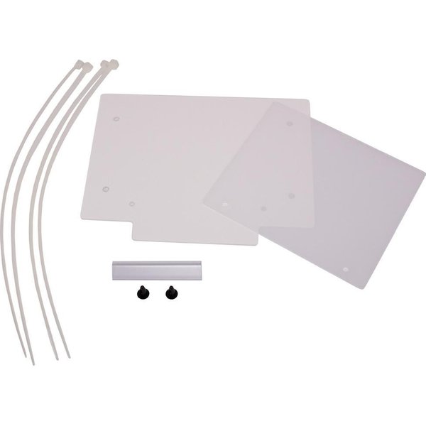 TBNOPLATE WHITE - Apico Front Number Board Plastic With Window White