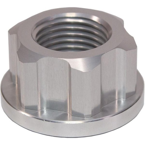 AXNUT R1 HON SV - Apico Axle Nut Rear M16 X 1.5 For Honda CRF250L & CRF250F 2013-2023, CRF300L 2021-2023 Silver