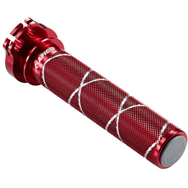 THR.SLEEVE 3ALU RED - Apico Alloy Throttle Sleeve For KTM SX85 2003-2017, Husqvarna TC85 2014-2017 Red