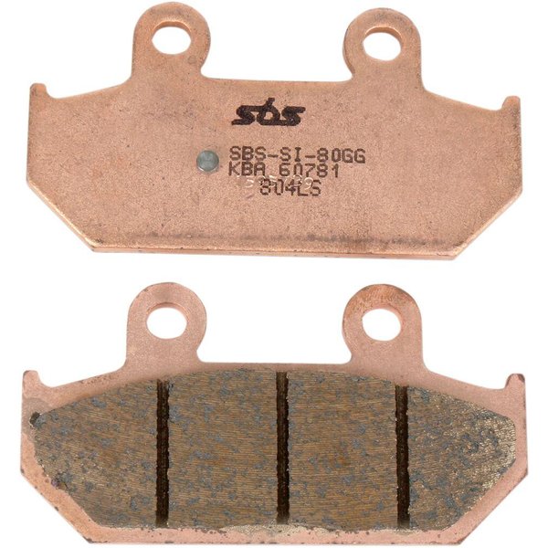 182MS - SBS MS Maxi Sintered Rear Brake Pads For Suzuki AN 400 Burgman 2007-2009