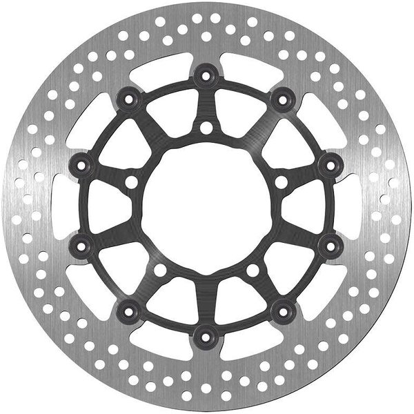 5012 - SBS Stainless Steel Front Brake Disc For Suzuki GSX-R 1000 2005-2008 - Black/Silver