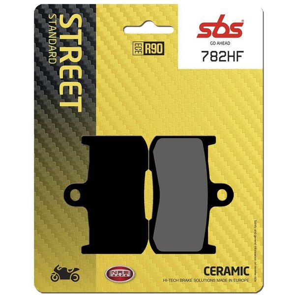 782HF - SBS HF Street Ceramic Organic Front Brake Pads For Triumph Daytona 675 2006-2008