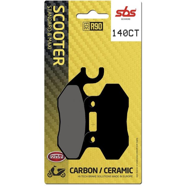 140CT - SBS Carbon Tech Organic Front Brake Pads For Sym Allo 125 2011-2015