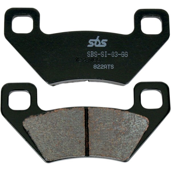 822ATS - SBS ATS All-Terrain Sintered Rear Brake Pads For Arctic Cat Textron 250 2X4 2006