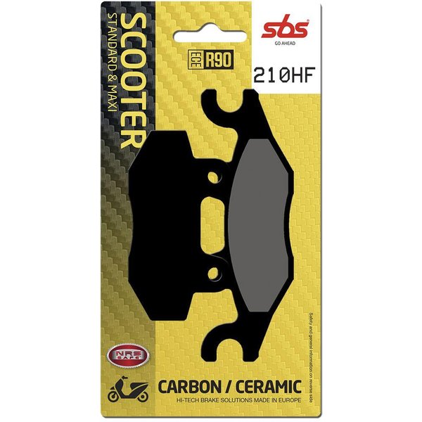 210HF - SBS HF Street Ceramic Organic Front Brake Pads For TGB X-Large 125 2011