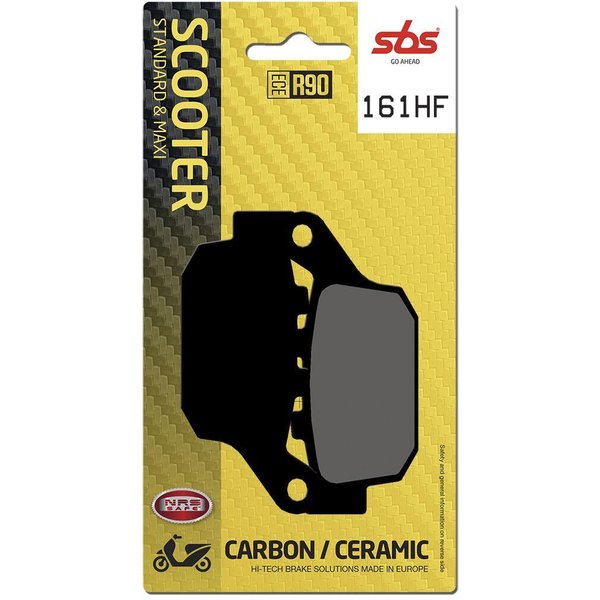 161HF - SBS HF Street Ceramic Organic Rear Brake Pads For Honda FES 125 2003-2006