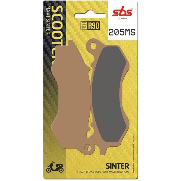 205MS - SBS MS Maxi Sintered Front Brake Pads For Peugeot Django 125 2015-2016