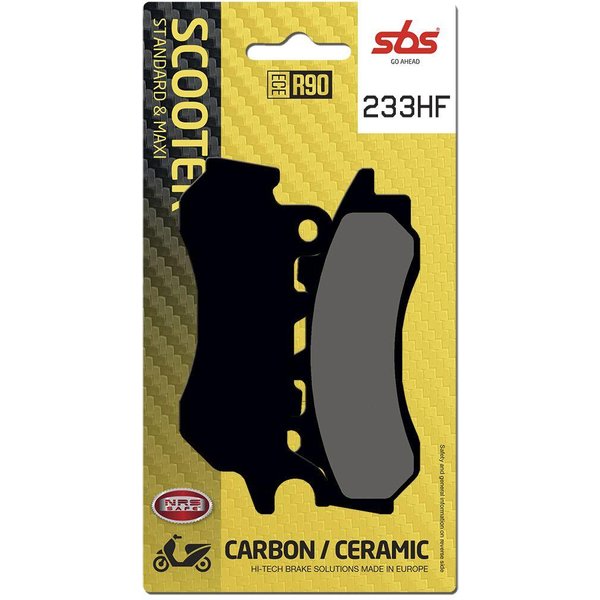 233HF - SBS HF Street Ceramic Organic Front Brake Pads For Honda ADV 150 2021