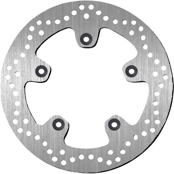 5203 - SBS Standard Round Front Left Brake Disc For Suzuki AN 250 2003-2006 - Silver