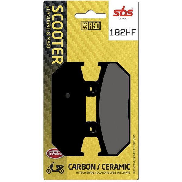 182HF - SBS HF Street Ceramic Organic Rear Brake Pads For Suzuki AN 400 2007-2009