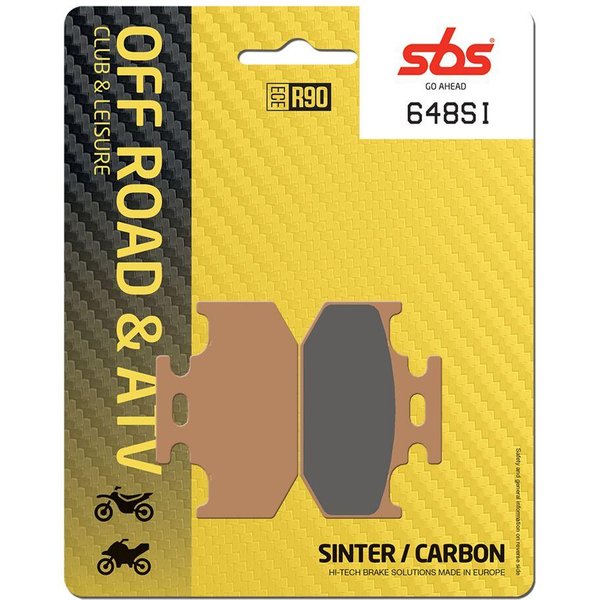 648SI - SBS SI Sintered Rear Brake Pads For Suzuki DR350 1997-1998