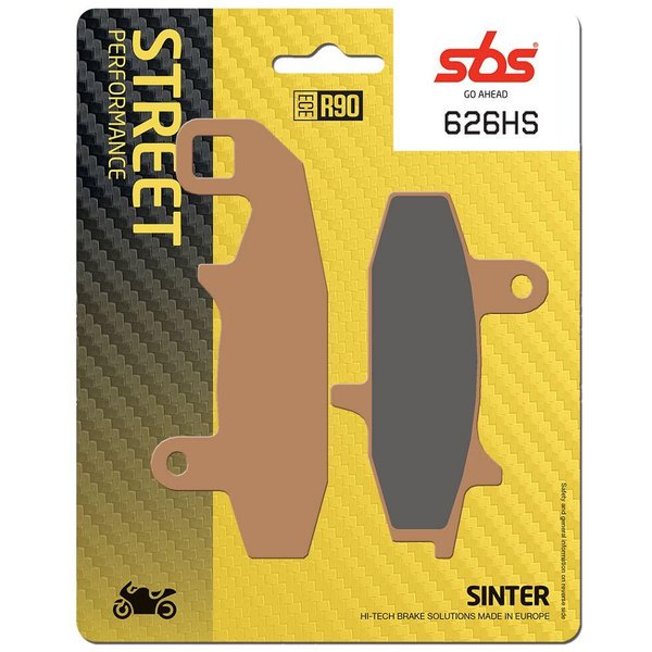 626HS - SBS HS Street Excel Sintered Front Brake Pads For Suzuki DR650 R 1992