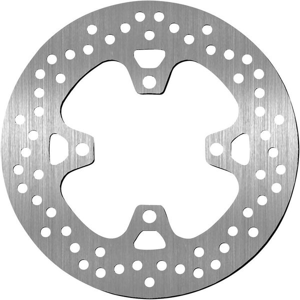 5076 - SBS Standard Round Rear Brake Disc For Triumph Street Triple 675 2015 - Silver
