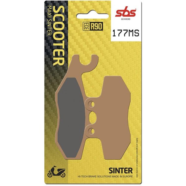 177MS - SBS MS Maxi Sintered Front Brake Pads For Vespa 946 125 2014-2015