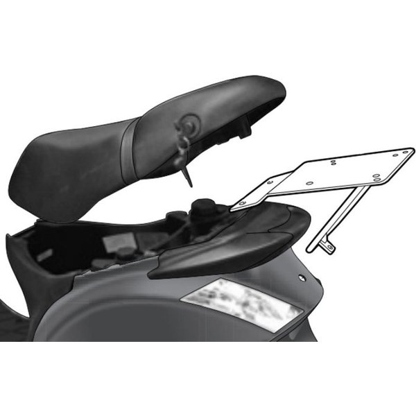 Shad Top Case Fitting Kit for Piaggio Zip 50 (09-14)