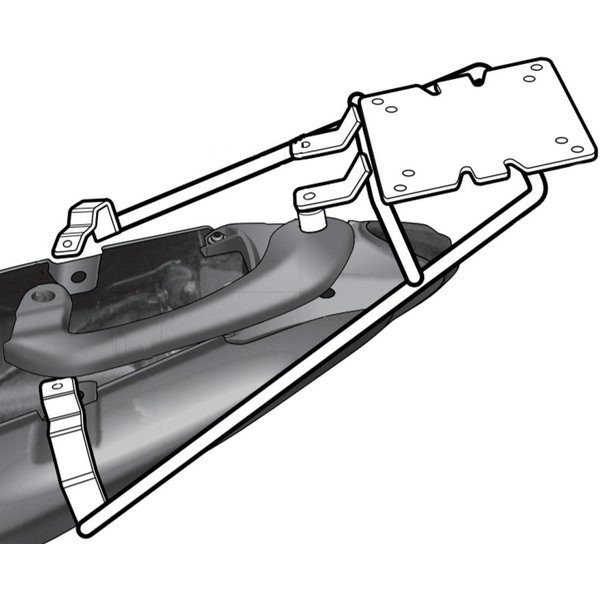 Shad Top Case Fitting Kit for Benelli TNT 15 (11-18)