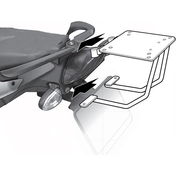 Shad Top Case Fitting Kit for BMW F 800 R (09-15)