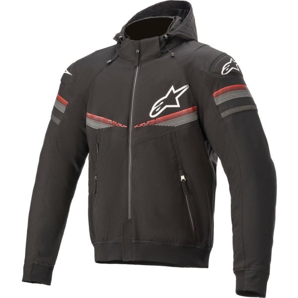 Alpinestars Sektor v2 Tech Motorcycle Hoodie L Black Bright Red