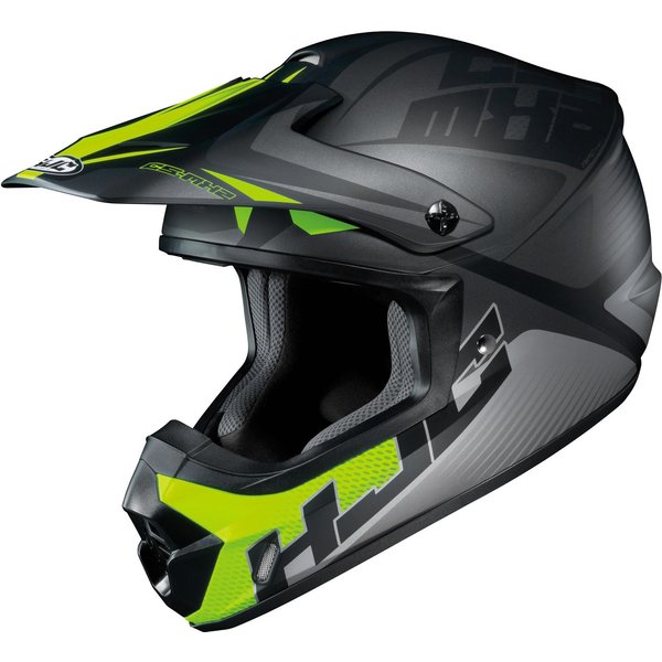 HJC CS-MX II Ellusion Motocross Helmet XXL Black (MC5SF)